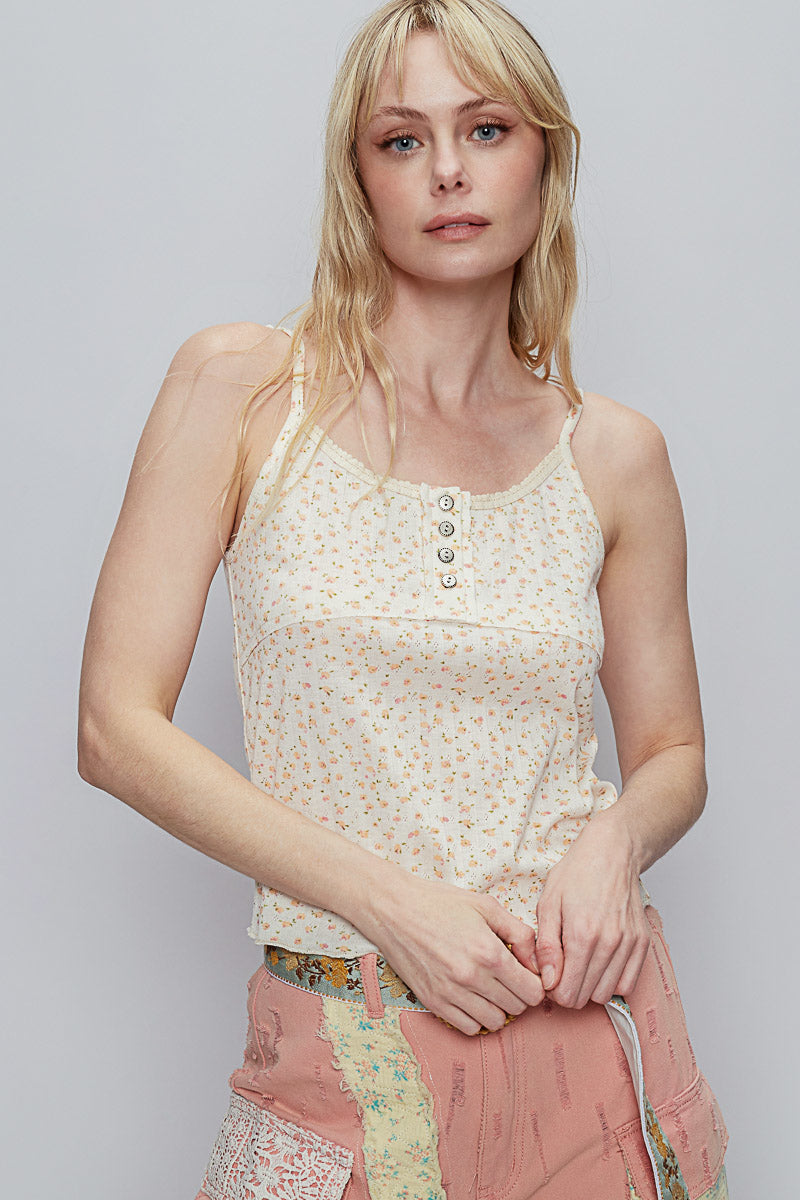 Free Spirit Floral Tank Top | POL - Final Sale