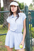 Butter Short Sleeve Quarter Zip Romper | RAE MODE - Final Sale