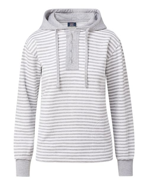 Alina Henley Hooded Stripe Sweatshirt *PREORDER*