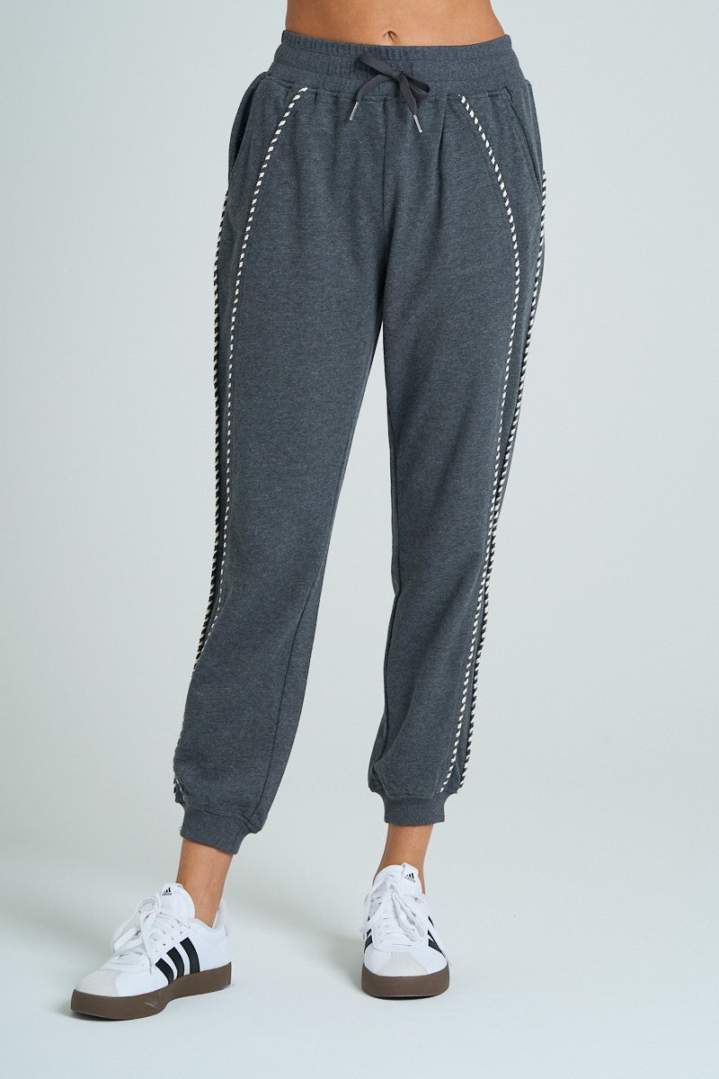 Piping Jogger Pants - Final Sale