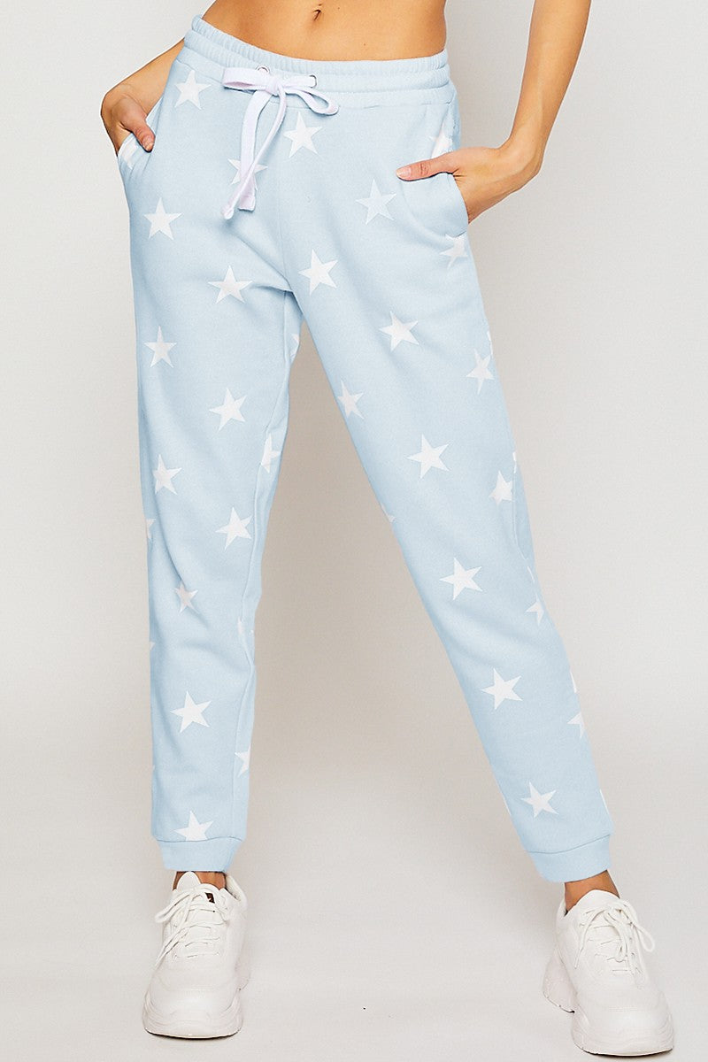 Oh My Stars Fleece High Rise Fleece Jogger