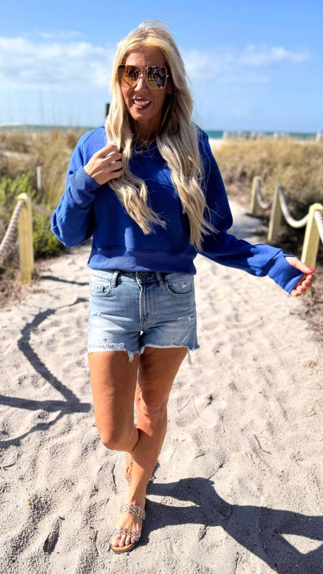 The Ava Everyday Royal Blue Hoodie by Salty Wave* DEAL