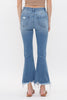 The Abby High Rise Crop Flare Denim Jean | Mica *30A SEPT PREORDER