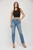 The Aniello Super High Rise Straight Denim Jean | MICA *30A SEPT PREORDER