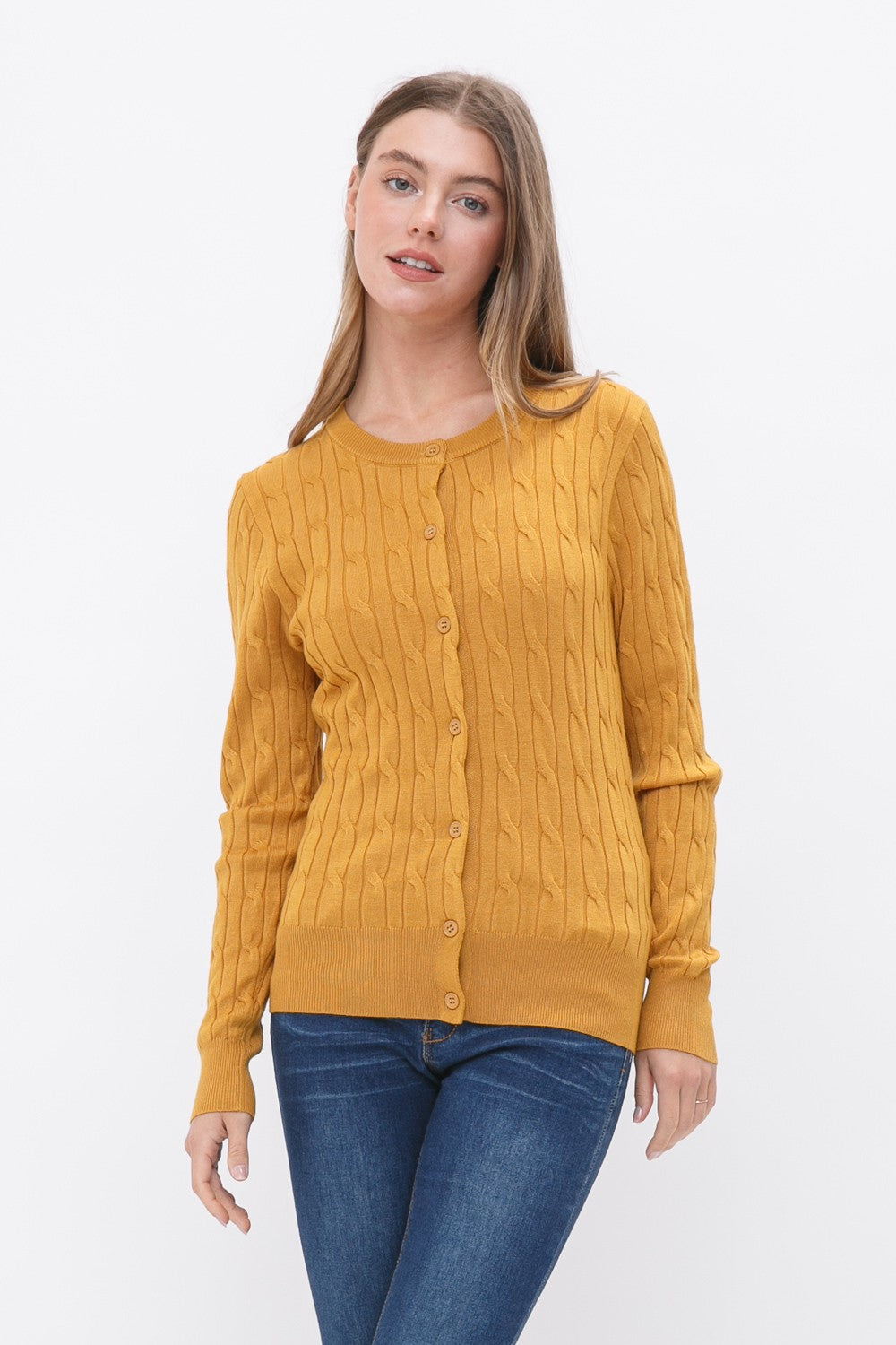 A Classic Cable Knit Button Cardigan (9 COLORS) *DEAL*