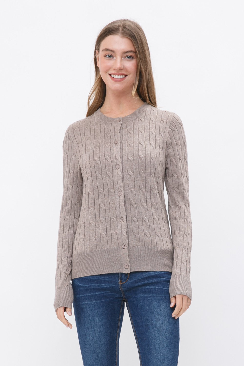A Classic Cable Knit Button Cardigan (9 COLORS) *DEAL*