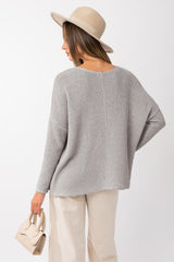 Lightweight Grey Sweater - Final Sale