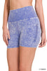 Mineral Wash Seamless Biker Shorts | Part 1** - Final Sale