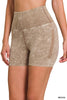 Mineral Wash Seamless Biker Shorts | Part 1** - Final Sale
