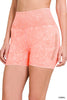 Mineral Wash Seamless Biker Shorts | Part 1** - Final Sale