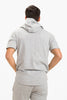 Men's Organic Cotton Curved Hem Hoodie Top | MONO B