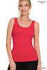 Reversible V-Neck/U-Neck Seamless Tank** - Final Sale