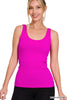 Reversible V-Neck/U-Neck Seamless Tank** - Final Sale