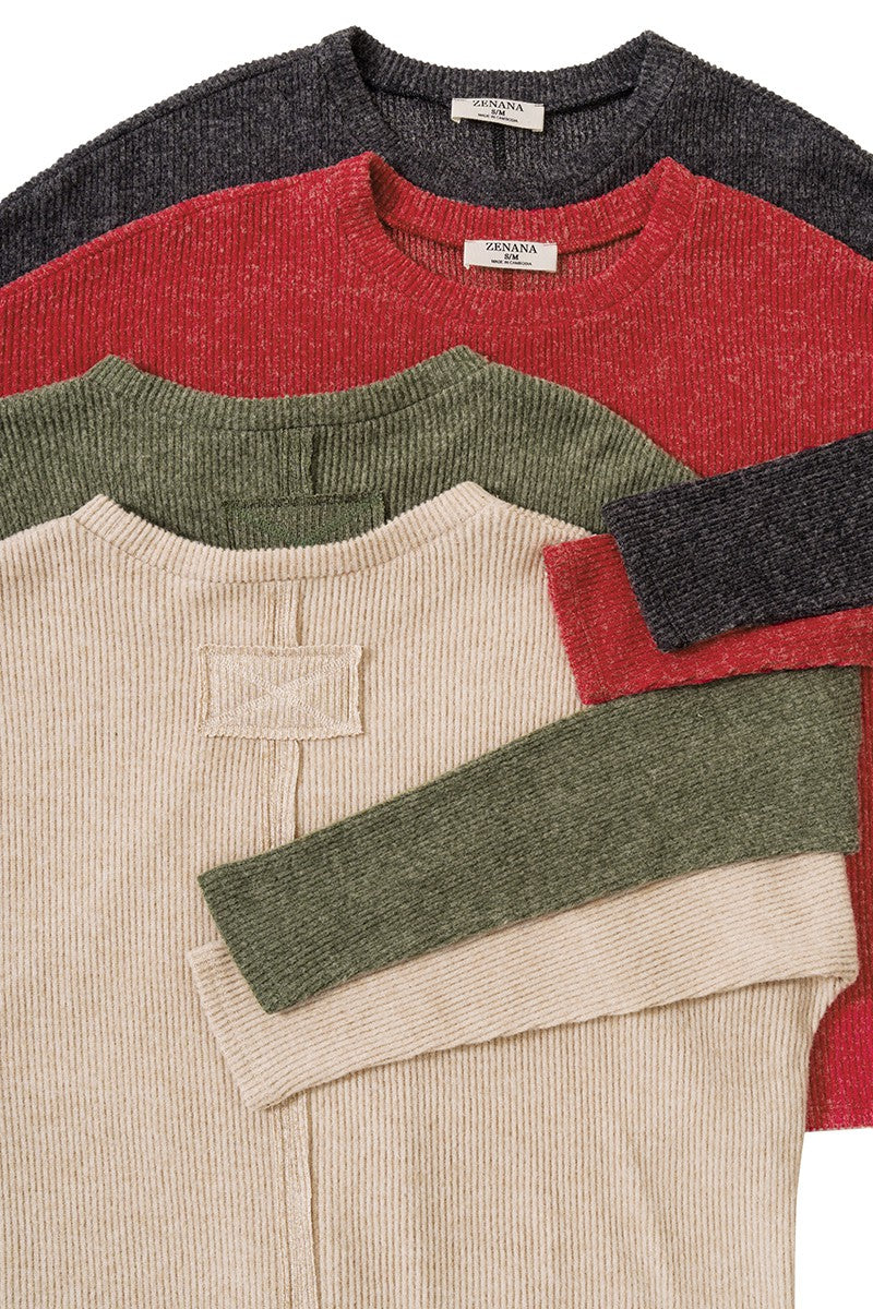 THE PAMELA Ribbed Dolman Long Sleeve Sweater | Part 1