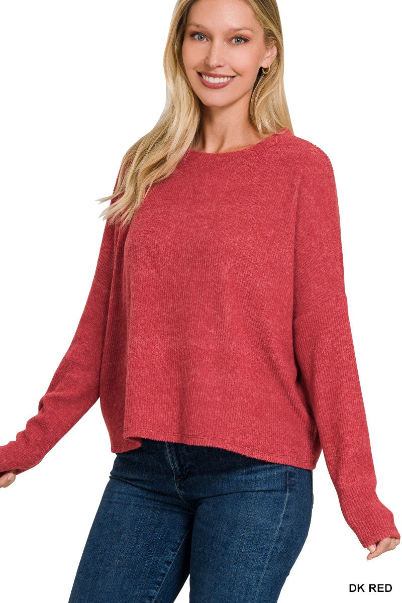 THE PAMELA Ribbed Dolman Long Sleeve Sweater | Part 1