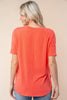 Barajas Short Sleeve Solid Knit Top - Final Sale