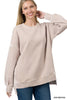 Cuddle Me Cozy Acid Wash Pullover - Final Sale**