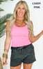 Premium Rayon Double Layered V-Neck Tank Top - Final Sale