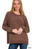 Wrapped up in Softness Chenille Raglan Sweater - Final Sale**
