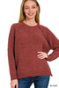 Wrapped up in Softness Chenille Raglan Sweater - Final Sale**