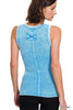 Washed Ribbed Scoop Neck Tank Top * - Final Sale