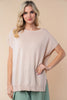Alys Beach Short Sleeve Knit Top - Final Sale