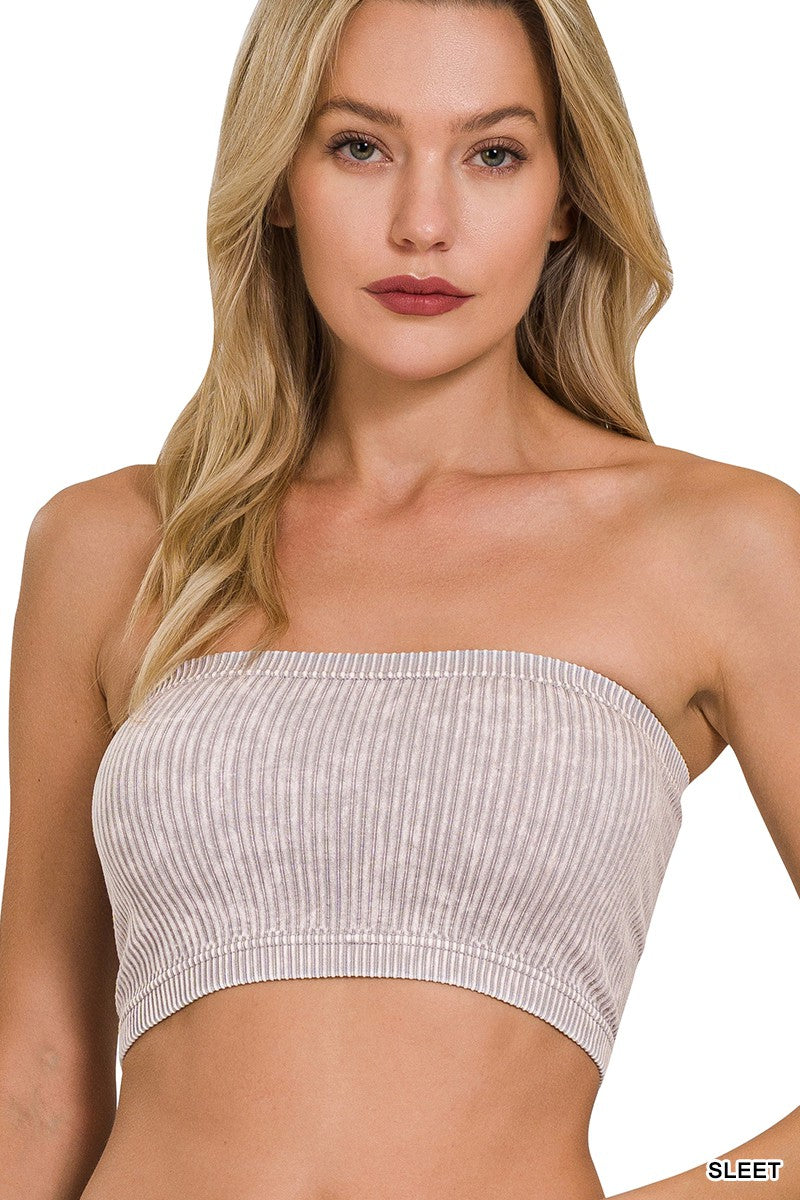 The Bailey Ribbed Seamless Tube Top - Final Sale