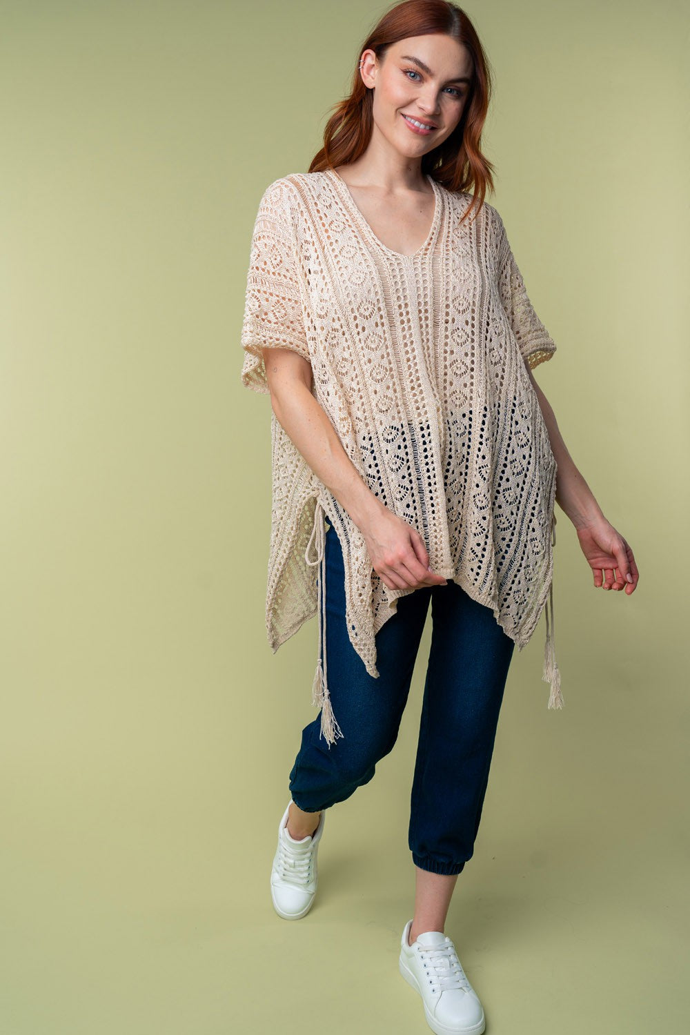Rosemary Beach Half Sleeve Knit Top - Final Sale