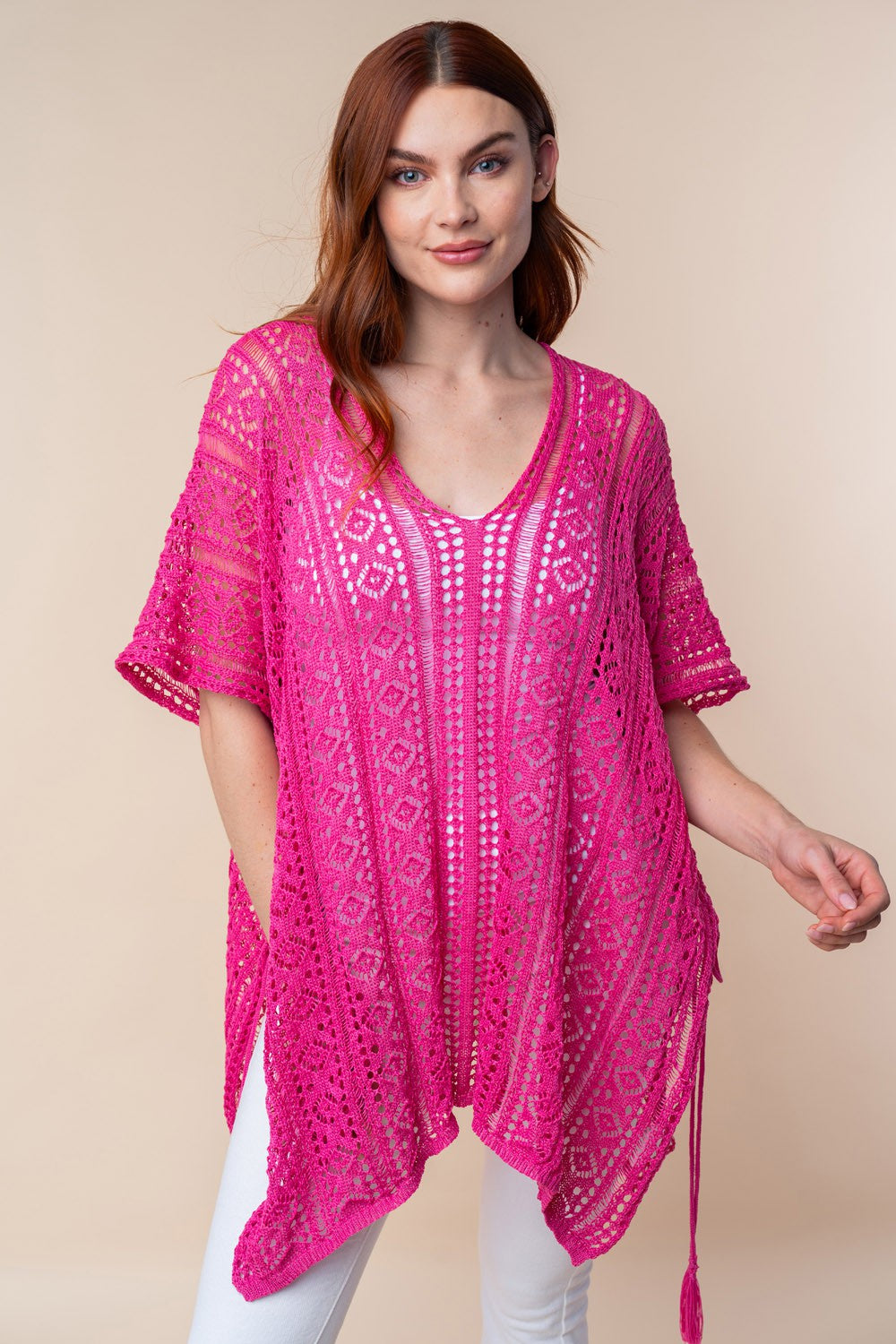 Rosemary Beach Half Sleeve Knit Top - Final Sale