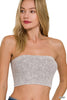 Washed Ribbed Tube Top * - Final Sale