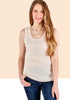 Textured Solid Tank Top - Final Sale