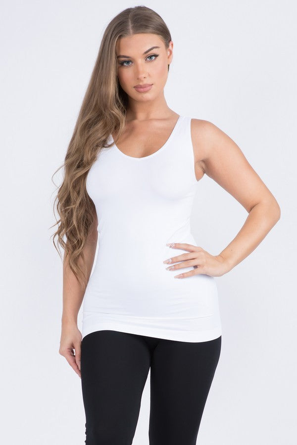 Reversible V Or U Neckline Seamless Tank - Part 1 (10 COLORS) *DEAL*