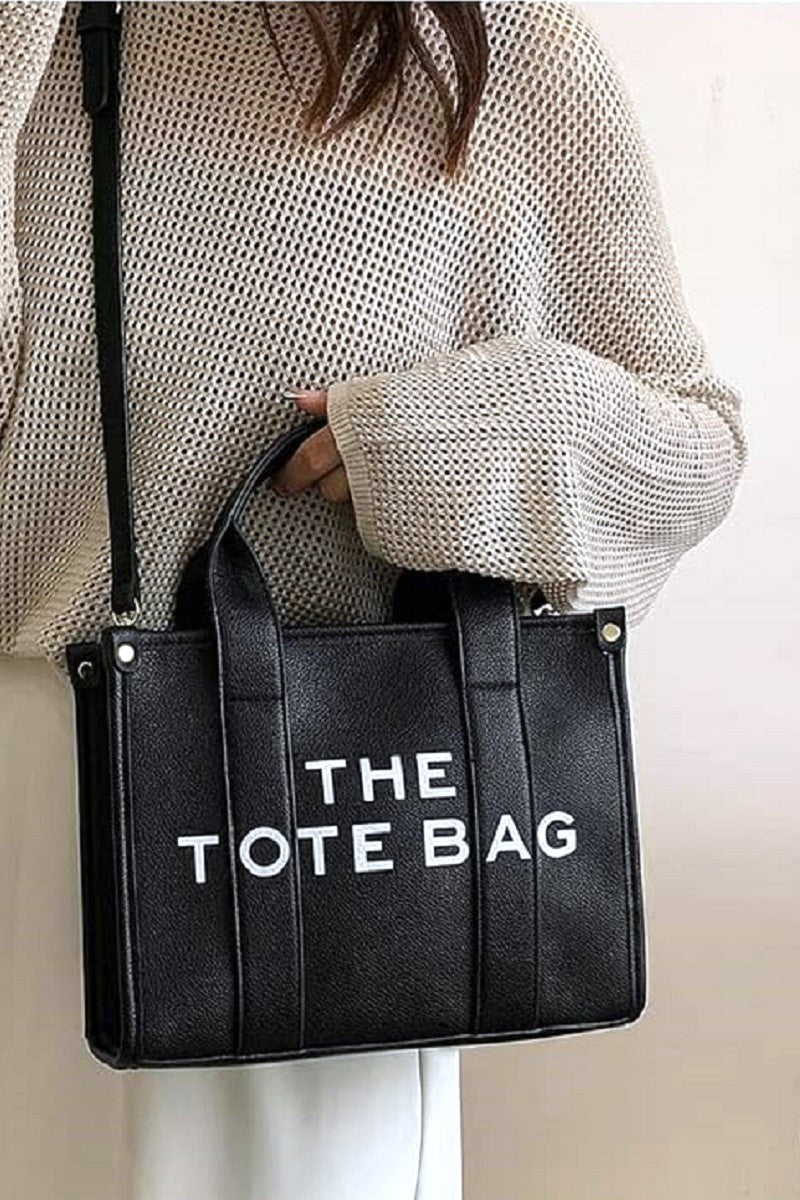 The Tote Bag With Shoulder Strap (3 COLORS) | ZENANA *LA LIVE PREORDER