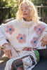Floral Print Berber Sweater | POL - Final Sale