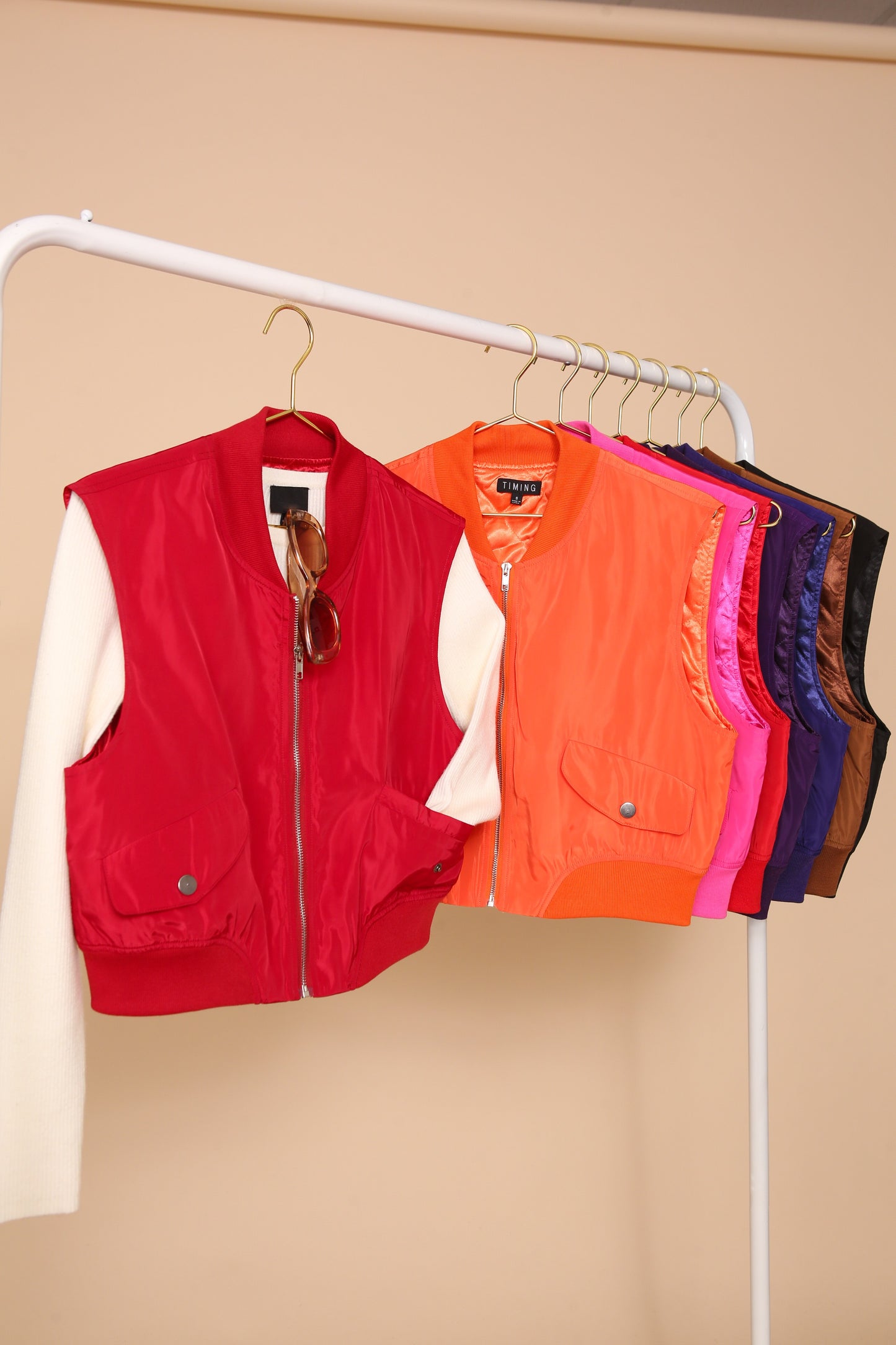 Winter Days Lightweight Bomber Vest - Final Sale