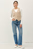 Ribbed Knit Button Down Sweater Vest - Final Sale**