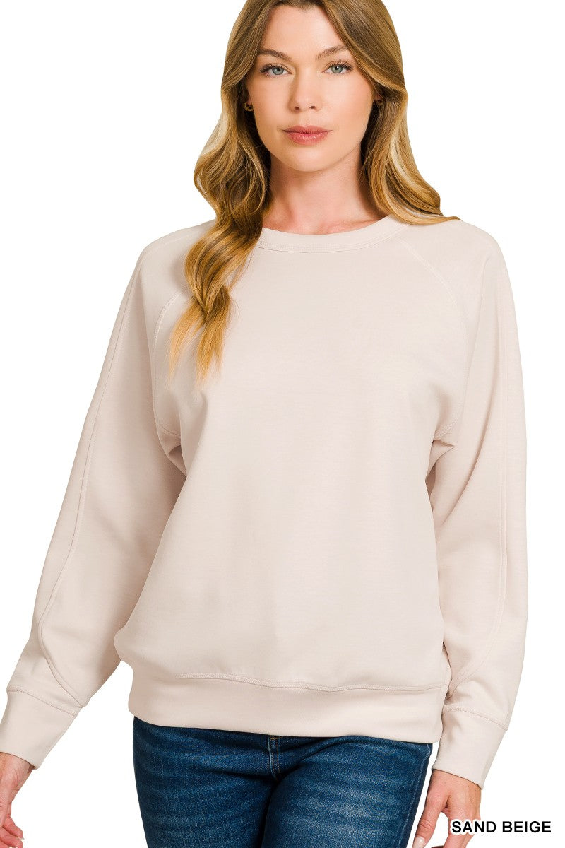 Scuba Crewneck Pullover (7 COLORS) | ZENANA *LA LIVE PREORDER