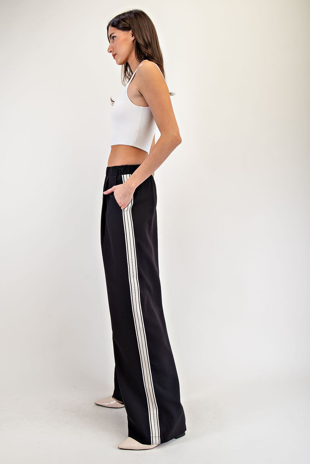 Side Track Straight Leg Pants