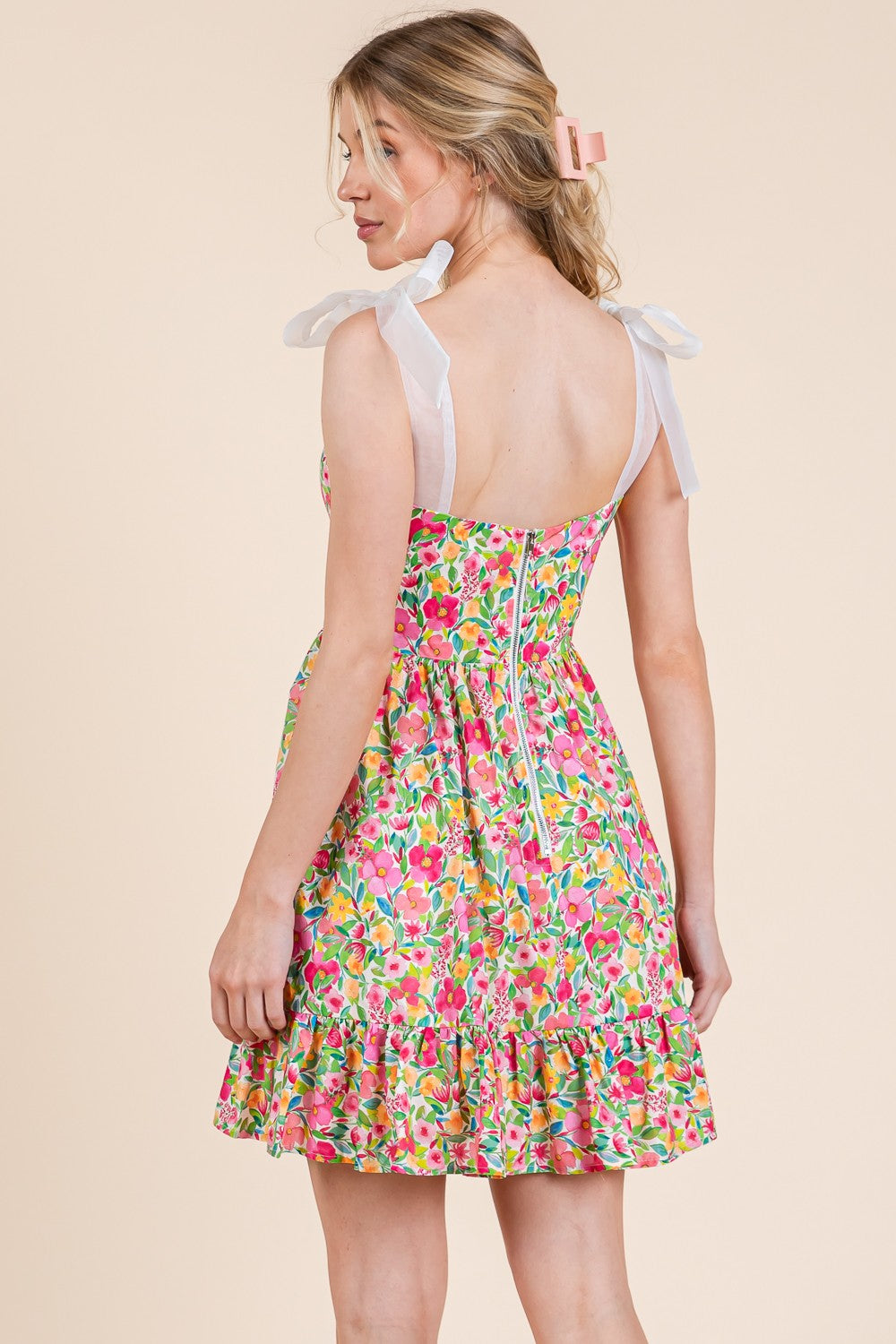 Floral Fit & Flare Mini Sundress | FINAL SALE