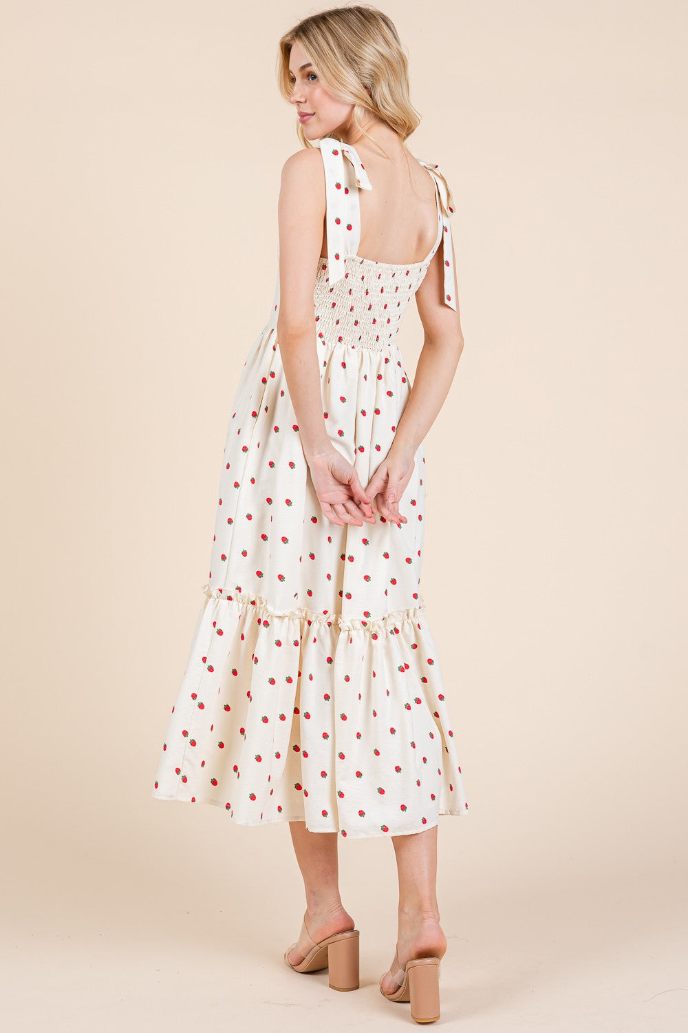 Strawberry Field Midi Dress - Final Sale