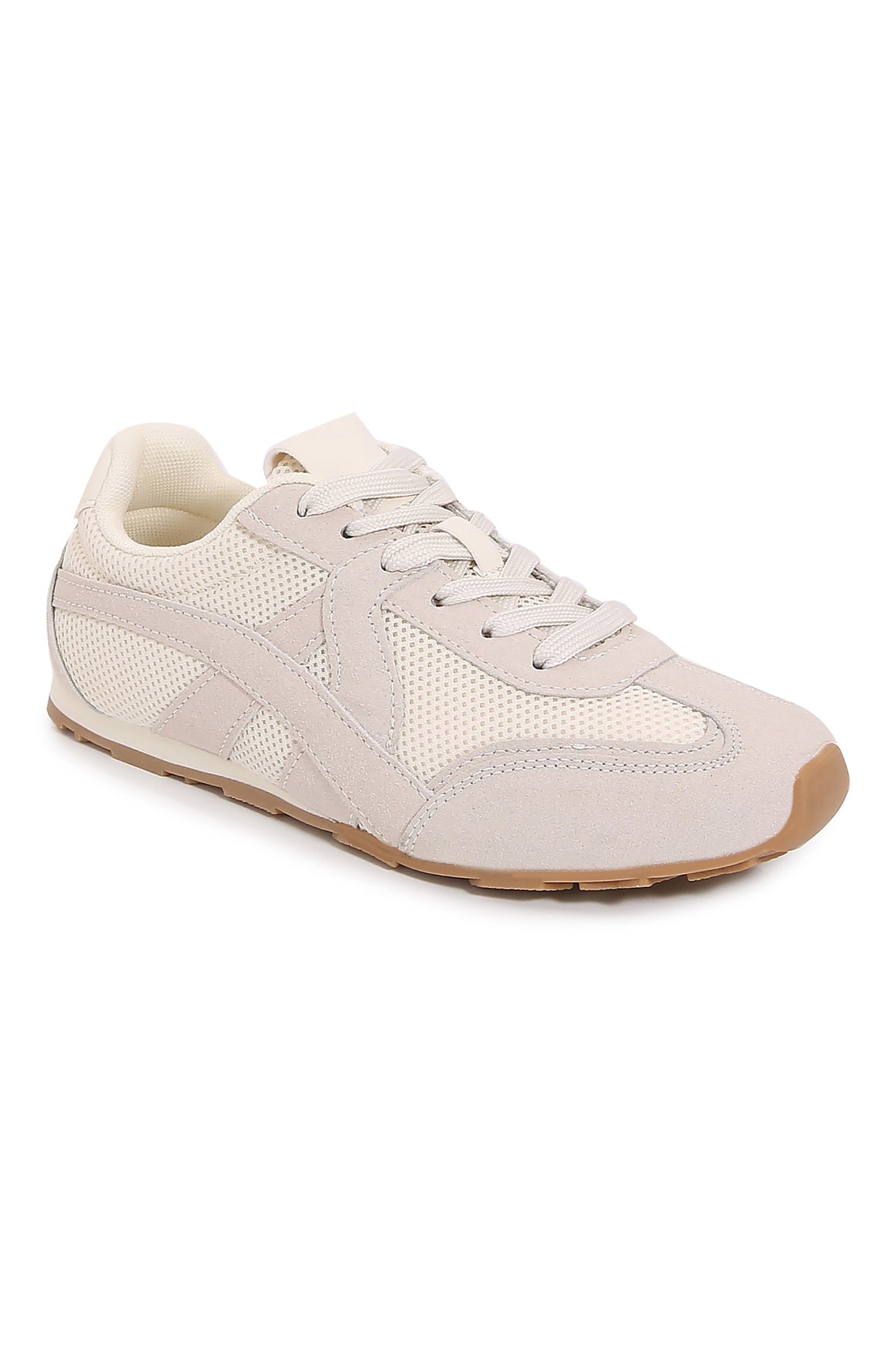 Beige Classic Stripe Sneaker