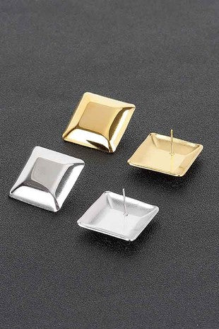 Gold Plated Metal Earring (GOLD/SILVER) *LA LIVE PREORDER