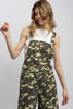 Camouflage Print Barrel Overalls | BLUE VELVET