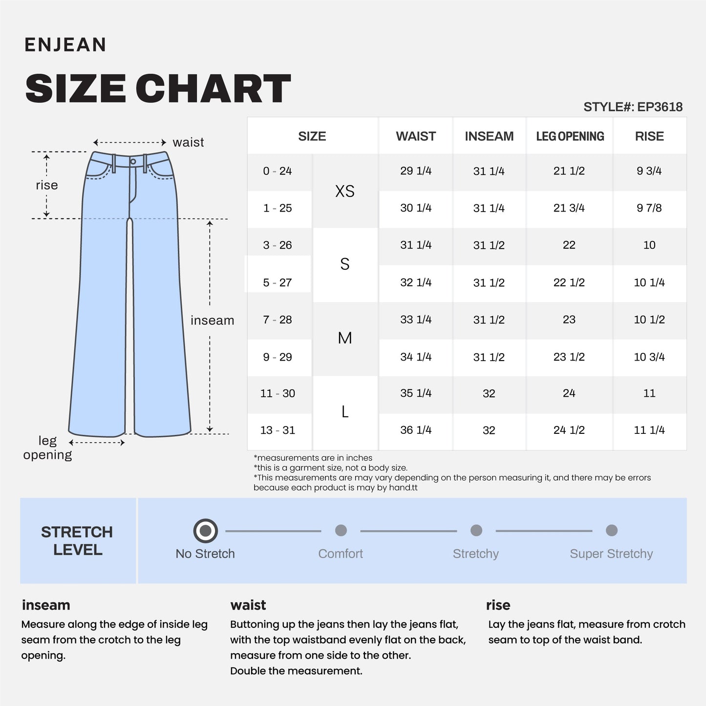 Baggy Wide Denim Jeans With Waist String
