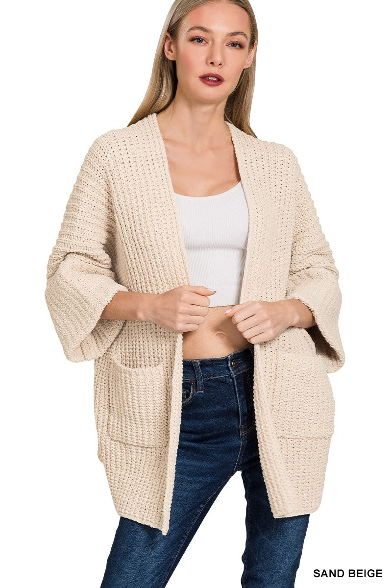 The Willow Oversized Open Cardigan Sweater | Zenana (6 COLORS) *DEAL*