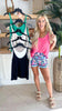 Woven Crinkle Double Spaghetti Strap V-Neck Cami Top - Final Sale**