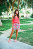 Bright Blooms Floral Skort - Jess Lea - Final Sale