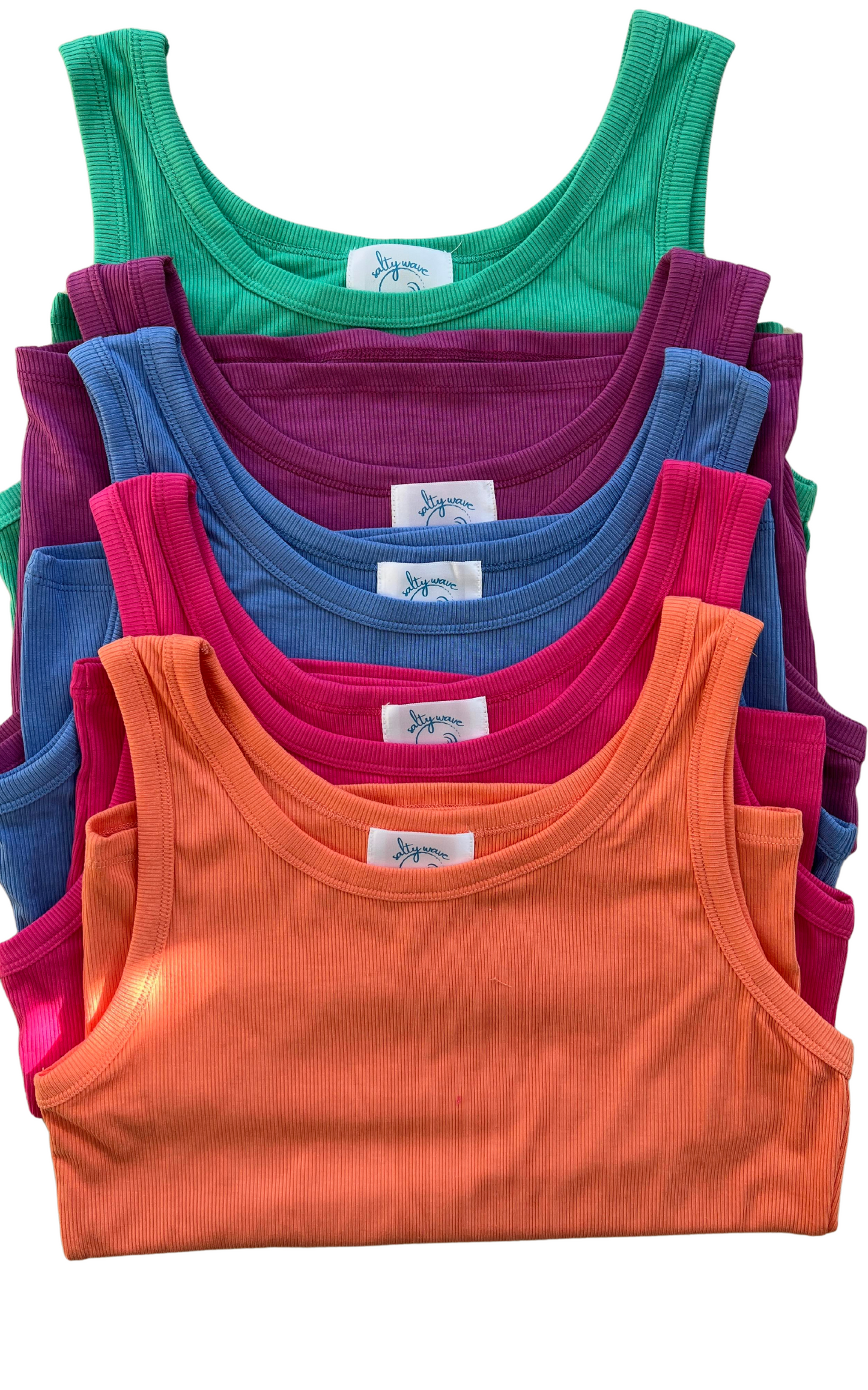 SALTY WAVE Hold Tight Tanks - Vibrant Colors - Final Sale