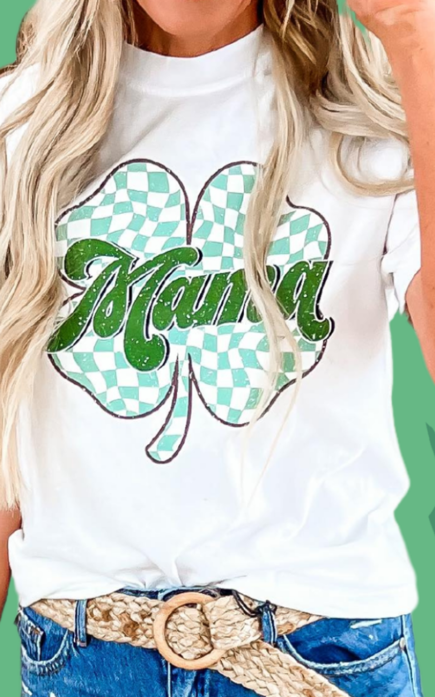 Lucky Mama Garment Dyed Graphic T-shirt - Final Sale