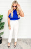 royal blue bodysuit